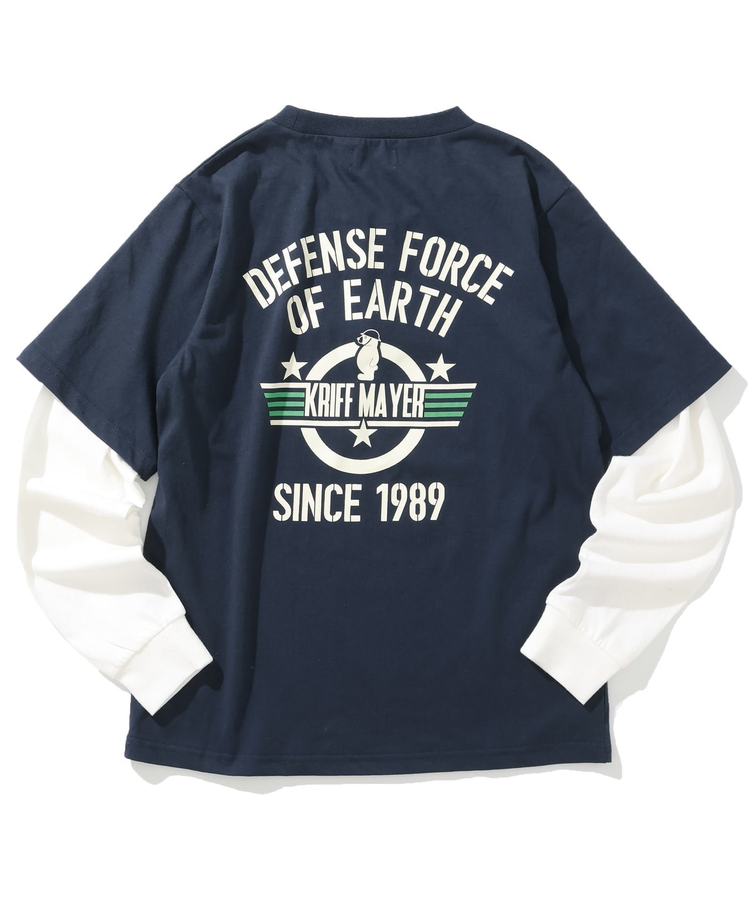 【クリフメイヤー キッズ/KRIFF MAYER / KIDS】のぬくテクJOIN-T(地球防衛軍) インテリア・キッズ・メンズ・レディースファッション・服の通販 founy(ファウニー) 　ファッション　Fashion　キッズファッション　Fashion for Kids　キャラクター　Character, Licensed Characters　スタンダード　Standard, Basic　長袖　Long Sleeve, Full Sleeve　ベーシック　Basic, Essential　メンズ　Men's, Menswear　A/W・秋冬　Autumn/Winter　2025年　2025　2025-2026秋冬・A/W　Autumn/Winter 2025–26 AW25–26　NAVY|ID: prp329100004991114 ipo3291000000037381546
