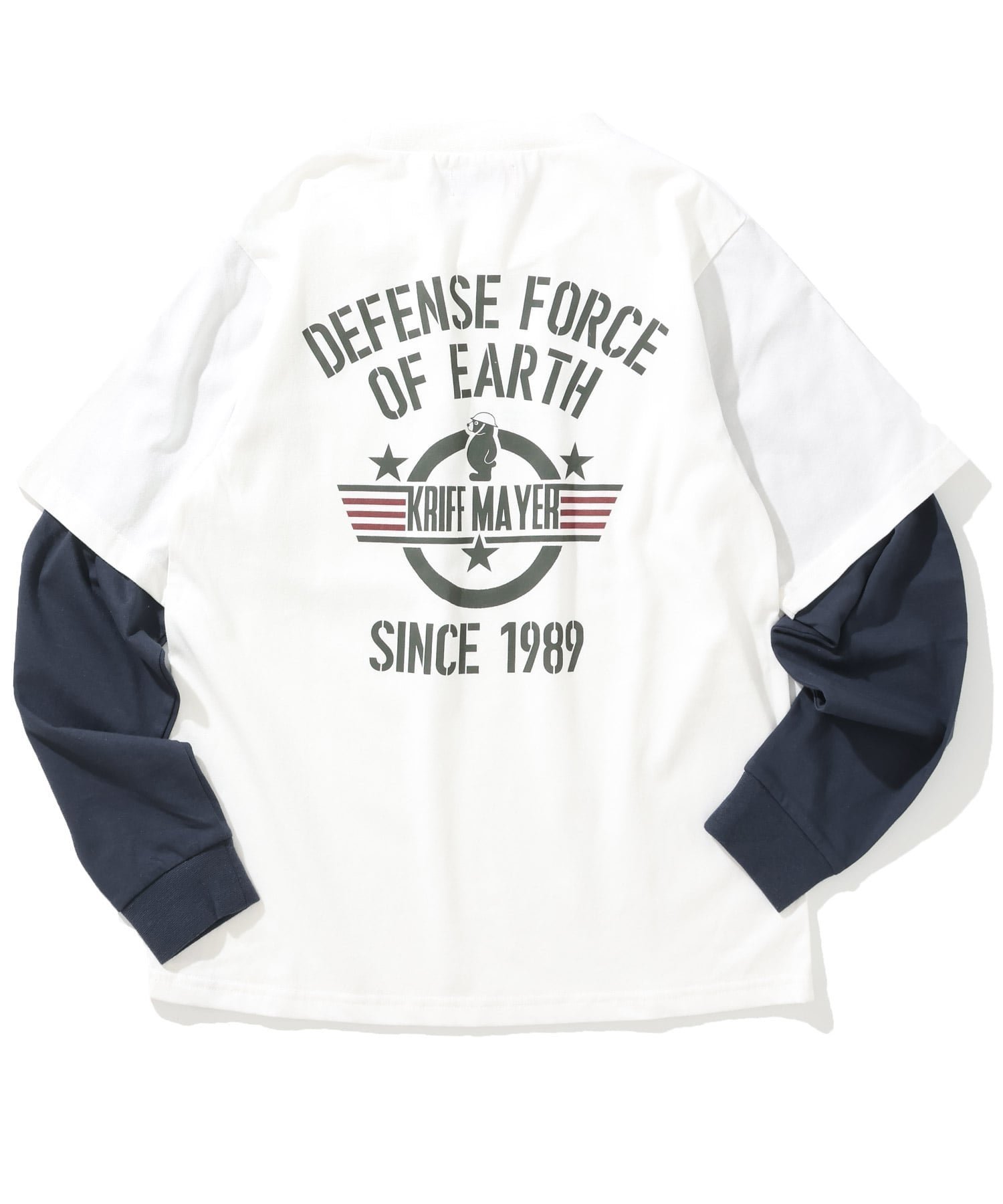 【クリフメイヤー キッズ/KRIFF MAYER / KIDS】のぬくテクJOIN-T(地球防衛軍) インテリア・キッズ・メンズ・レディースファッション・服の通販 founy(ファウニー) 　ファッション　Fashion　キッズファッション　Fashion for Kids　キャラクター　Character, Licensed Characters　スタンダード　Standard, Basic　長袖　Long Sleeve, Full Sleeve　ベーシック　Basic, Essential　メンズ　Men's, Menswear　A/W・秋冬　Autumn/Winter　2025年　2025　2025-2026秋冬・A/W　Autumn/Winter 2025–26 AW25–26　OFF|ID: prp329100004991114 ipo3291000000037381547