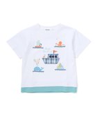 【ベベ オンライン ストア/BEBE ONLINE STORE / KIDS】の【マリンシリーズ】レイヤード風船パッチ半袖Tシャツ(80~130cm) 大人の最旬トレンドファッション＆コーディネート founy(ファウニー) ファッション Fashion キッズファッション Fashion for Kids 春 Spring コレクション Collection, Seasonal Line セットアップ Set-Up, Coordinated Outfit チェック Check, Plaid, Tartan テレコ Ribbed, Rib Stitch パッチ Patch, Appliqué フレンチ French, French Style フロント Front, Front Design 半袖 Short Sleeve, Half Sleeve モチーフ Motif, Design Theme リゾート Resort, Vacation Style レース Lace, Lace Fabric S/S・春夏 SS, Spring/Summer, Warm Season 夏 Summer エレガント 上品 Elegant 2026年 2026 2026春夏・S/S Spring/Summer 2026 SS26 thumbnail ホワイト|ID: prp329100004991121 ipo3291000000037381580