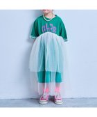 【マーキーズ/MARKEY'S / KIDS】のチュールドッキングワンピース グリーン|ID: prp329100004991146 ipo3291000000037381694