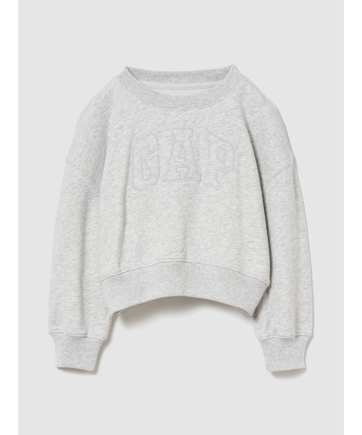 【ギャップ/GAP / KIDS】のヴィンテージソフト フレンチテリー クロップド GAPロゴ スウェットシャツ (キッズ) インテリア・キッズ・メンズ・レディースファッション・服の通販 founy(ファウニー) 　ファッション　Fashion　キッズファッション　Fashion for Kids　クロップド　Cropped, Short Length　センター　Center, Center Line　フレンチ　French, French Style　BC03_GREY|ID: prp329100004991219 ipo3291000000037382047