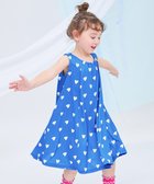 【デビロック/devirock / KIDS】の【涼感 サラッとメッシュ】総柄 タンクワンピース 子供服 キッズ 女の子 速乾 26SS 大人の最旬トレンドファッション＆コーディネート founy(ファウニー) ファッション Fashion キッズファッション Fashion for Kids ワンピース Dresses ストレッチ Stretch, Stretchy Fabric タンク Tank Top, Sleeveless Top メッシュ Mesh, Net Fabric 夏 Summer 2026年 2026 2026春夏・S/S Spring/Summer 2026 SS26 thumbnail 002-ハート-ブルー|ID: prp329100004991220 ipo3291000000037382050