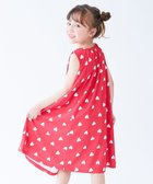 【デビロック/devirock / KIDS】の【涼感 サラッとメッシュ】総柄 タンクワンピース 子供服 キッズ 女の子 速乾 26SS 大人の最旬トレンドファッション＆コーディネート founy(ファウニー) ファッション Fashion キッズファッション Fashion for Kids ワンピース Dresses ストレッチ Stretch, Stretchy Fabric タンク Tank Top, Sleeveless Top メッシュ Mesh, Net Fabric 夏 Summer 2026年 2026 2026春夏・S/S Spring/Summer 2026 SS26 thumbnail 001-ハート-レッド|ID: prp329100004991220 ipo3291000000037382051