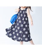 【デビロック/devirock / KIDS】の【涼感 サラッとメッシュ】総柄 タンクワンピース 子供服 キッズ 女の子 速乾 26SS 大人の最旬トレンドファッション＆コーディネート founy(ファウニー) ファッション Fashion キッズファッション Fashion for Kids ワンピース Dresses ストレッチ Stretch, Stretchy Fabric タンク Tank Top, Sleeveless Top メッシュ Mesh, Net Fabric 夏 Summer 2026年 2026 2026春夏・S/S Spring/Summer 2026 SS26 thumbnail 020-花-ブラック|ID: prp329100004991220 ipo3291000000037382053