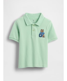 【ギャップ/GAP / KIDS】のbabyGap ブラナンベア ピケ ポロシャツ 大人の最旬トレンドファッション＆コーディネート founy(ファウニー) ファッション Fashion キッズファッション Fashion for Kids グラフィック Graphic, Graphic Design ストレート Straight, Straight Cut フィット Fit, Slim Fit ポロシャツ Polo Shirt, Collared Tee リラックス Relax, Relaxed Fit 半袖 Short Sleeve, Half Sleeve |ID:prp329100004991231