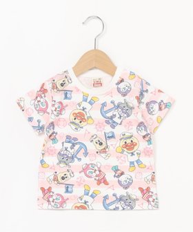 【アンパンマンキッズコレクション/ANPANMAN KIDS COLLECTION / KIDS】のANPANMAN KIDS COLLECTION/マリン総柄半袖Tシャツ 大人の最旬トレンドファッション＆コーディネート founy(ファウニー) ファッション Fashion キッズファッション Fashion for Kids キャラクター Character, Licensed Characters コレクション Collection, Seasonal Line プリント Print, Printed Pattern ベビー Baby, Babywear ボーイズ Boyish, Boy Style ボーダー Border, Stripe 半袖 Short Sleeve, Half Sleeve メンズ Men's, Menswear モチーフ Motif, Design Theme 夏 Summer ギフト プレゼント Gift / Present |ID:prp329100004991278