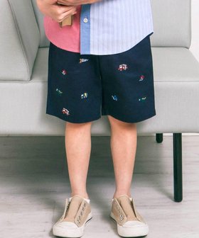 【ベベ オンライン ストア/BEBE ONLINE STORE / KIDS】のはたらくくるま恐竜総柄刺しゅうショートパンツ(80~130cm) 大人の最旬トレンドファッション＆コーディネート founy(ファウニー) ファッション Fashion キッズファッション Fashion for Kids ボトムス Bottoms 春 Spring コレクション Collection, Seasonal Line ショート Short, Short Length スニーカー Sneakers, Trainers チェック Check, Plaid, Tartan ツイル Twist, Twisted Detail テレコ Ribbed, Rib Stitch フィット Fit, Slim Fit フレンチ French, French Style フロント Front, Front Design ポケット Pocket, Pocket Detail 帽子 Hat, Headwear モチーフ Motif, Design Theme リゾート Resort, Vacation Style レース Lace, Lace Fabric S/S・春夏 SS, Spring/Summer, Warm Season 夏 Summer エレガント 上品 Elegant 2026年 2026 2026春夏・S/S Spring/Summer 2026 SS26 |ID:prp329100004991284