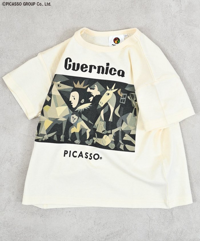 【マーキーズ/MARKEY'S / KIDS】のPICASSO プリントTee インテリア・キッズ・メンズ・レディースファッション・服の通販 founy(ファウニー) https://founy.com/ ファッション Fashion キッズファッション Fashion for Kids おすすめ Recommended / Our Picks インナー Innerwear グラフィック Graphic, Graphic Design ショート Short, Short Length シンプル Simple, Minimal デニム Denim, Jeans Material フロント Front, Front Design プリント Print, Printed Pattern ベーシック Basic, Essential ボトム Bottoms, Lower Wear |ID: prp329100004991301 ipo3291000000037382380