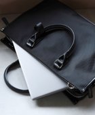 【ビームス ハート/BEAMS HEART / MEN】のナイロン * レザー ブリーフバッグ(A4サイズ収納可能) BLACK|ID: prp329100004991375 ipo3291000000037382741