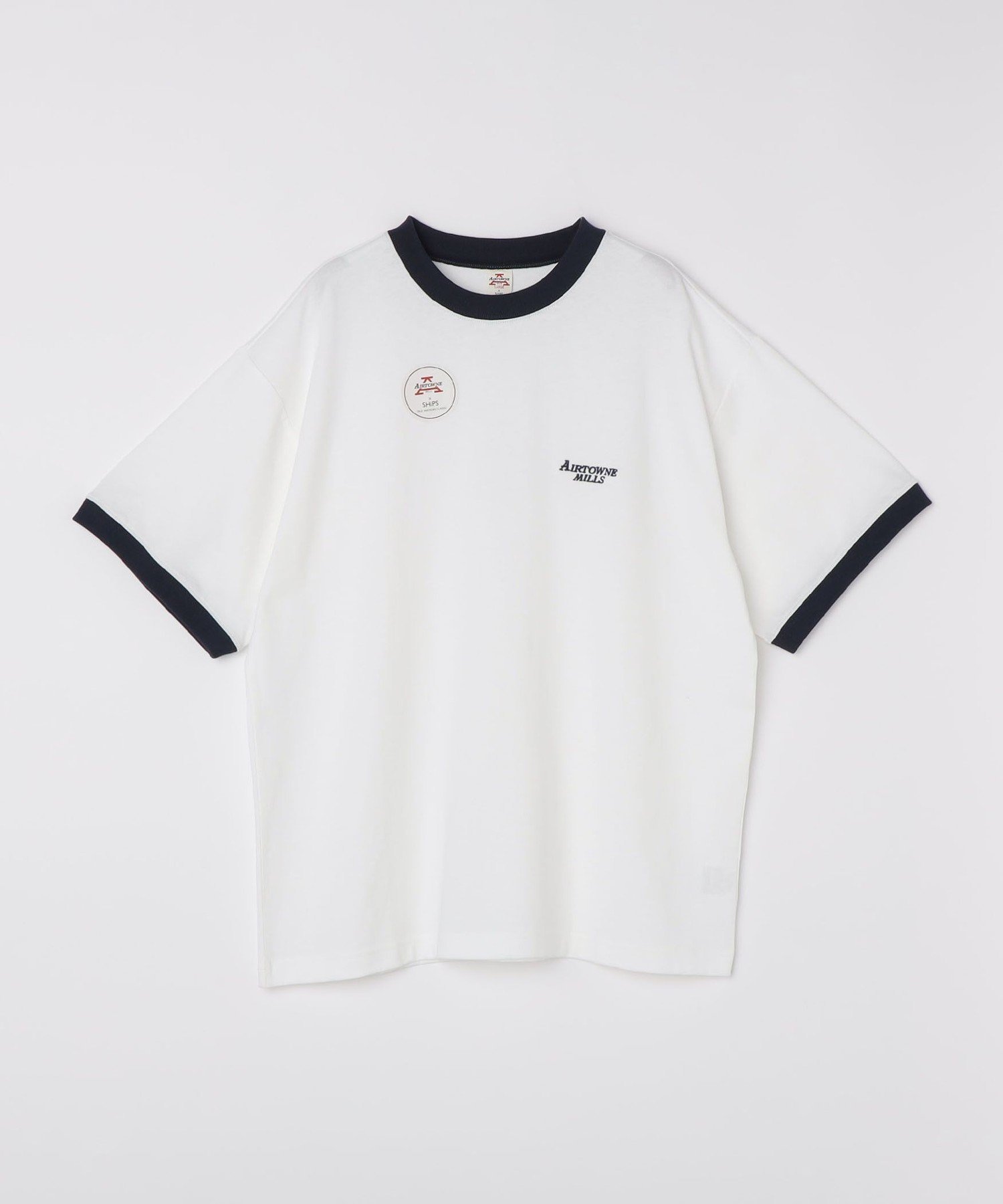 【シップス/SHIPS / MEN】のAIRTOWNE リンガー Tシャツ インテリア・キッズ・メンズ・レディースファッション・服の通販 founy(ファウニー) 　ファッション　Fashion　メンズファッション　Fashion for Men　キルト　Quilt, Quilted Fabric　クラシック　Classic, Timeless Style　ショーツ　Shorts, Short Pants　シンプル　Simple, Minimal　ジャケット　Jacket, Outerwear　デニム　Denim, Jeans Material　ニューヨーク　New York, NYC Style　バランス　Balance, Style Balance　夏　Summer　ネイビー|ID: prp329100004991402 ipo3291000000037382848