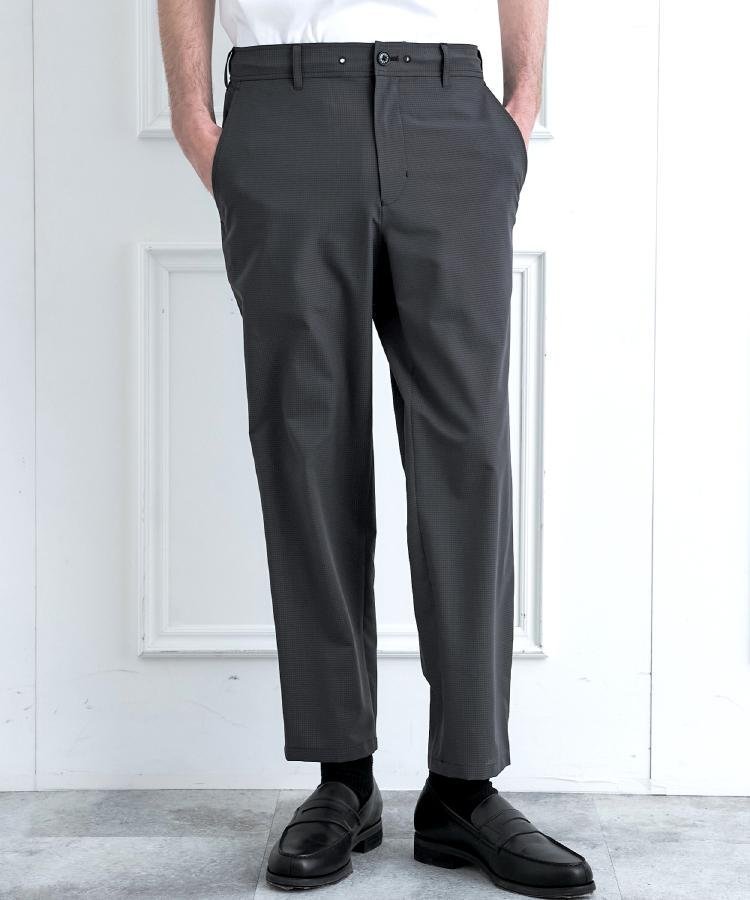 【ドレステリア/DRESSTERIOR / MEN】の【セットアップ可/ウォッシャブル】COOL DOTS イージーパンツ インテリア・キッズ・メンズ・レディースファッション・服の通販 founy(ファウニー) 　ファッション　Fashion　メンズファッション　Fashion for Men　ボトムス　Bottoms　ウォッシャブル　Machine Washable　春　Spring　サンダル　Sandals, Summer Shoes　ショート　Short, Short Length　シンプル　Simple, Minimal　スニーカー　Sneakers, Trainers　スピンドル　Spindle, Drawcord　スマート　Smart, Elegant　セットアップ　Set-Up, Coordinated Outfit　ダメージ　Distressed, Destroyed　テーパード　Tapered, Tapered Pants　トレンド　Trend, Trending Now　定番　Standard, Basic Item　バランス　Balance, Style Balance　メッシュ　Mesh, Net Fabric　おすすめ　Recommended / Our Picks　夏　Summer　ビジネス 仕事 通勤　Business / Work / Commuting　グレー|ID: prp329100004991407 ipo3291000000037382867