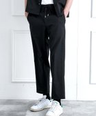 【ドレステリア/DRESSTERIOR / MEN】の【セットアップ可/ウォッシャブル】COOL DOTS イージーパンツ 大人の最旬トレンドファッション＆コーディネート founy(ファウニー) ファッション Fashion メンズファッション Fashion for Men ボトムス Bottoms ウォッシャブル Machine Washable 春 Spring サンダル Sandals, Summer Shoes ショート Short, Short Length シンプル Simple, Minimal スニーカー Sneakers, Trainers スピンドル Spindle, Drawcord スマート Smart, Elegant セットアップ Set-Up, Coordinated Outfit ダメージ Distressed, Destroyed テーパード Tapered, Tapered Pants トレンド Trend, Trending Now 定番 Standard, Basic Item バランス Balance, Style Balance メッシュ Mesh, Net Fabric おすすめ Recommended / Our Picks 夏 Summer ビジネス 仕事 通勤 Business / Work / Commuting thumbnail ブラック|ID: prp329100004991407 ipo3291000000037382868