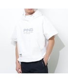 【ピン アパレル/PING APPAREL / MEN】の半袖フーディプルオーバー GOLD (MENS) ホワイト|ID: prp329100004991426 ipo3291000000037382957