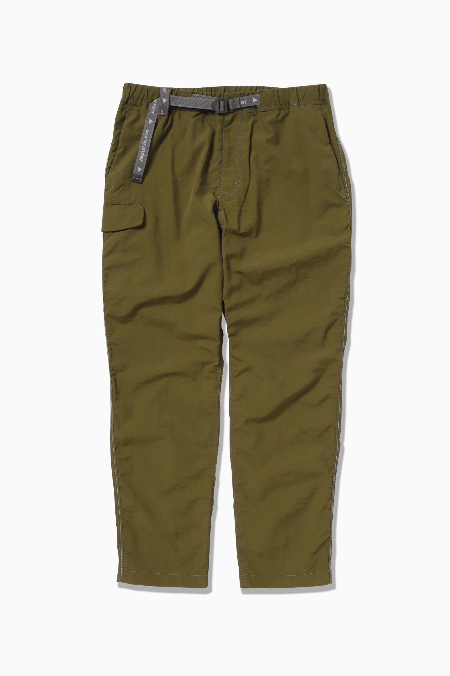 【アンドワンダー/and wander】のNy taffeta hiker pants インテリア・キッズ・メンズ・レディースファッション・服の通販 founy(ファウニー) 　ファッション　Fashion　レディースファッション　Fashion for Women　パンツ　Pants & Trousers　カッティング　Cutting Detail　タフタ　Taffeta, Structured Fabric　ブロック　Block, Solid Block Pattern　khaki|ID: prp329100004991440 ipo3291000000037383006