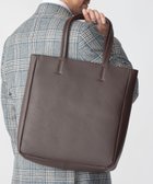 【シップス/SHIPS / MEN】のSHIPS スマート レザー ヴァーティカル トートバッグ 大人の最旬トレンドファッション＆コーディネート founy(ファウニー) ファッション Fashion メンズファッション Fashion for Men バッグ Bags トートバッグ / 通勤・大容量バッグ Tote Bags ジップ Zip, Zipper スマート Smart, Elegant ポケット Pocket, Pocket Detail ライニング Inner Lining, Inner Fabric, Lined エレガント 上品 Elegant ビジネス 仕事 通勤 Business / Work / Commuting thumbnail ブラウン|ID: prp329100004991448 ipo3291000000037383041