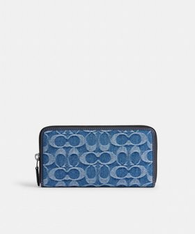 【コーチ/COACH / MEN】の【公式】アコーディオン ウォレット・シグネチャー デニム 大人の最旬トレンドファッション＆コーディネート founy(ファウニー) ファッション Fashion メンズファッション Fashion for Men シューズ Shoes, Footwear ジップ Zip, Zipper 財布 Wallet, Purse デニム Denim, Jeans Material トリミング Trimming, Decorative Edge ポケット Pocket, Pocket Detail アウトレット Outlet / Clearance iPhone アイフォーン iPhone |ID:prp329100004991449