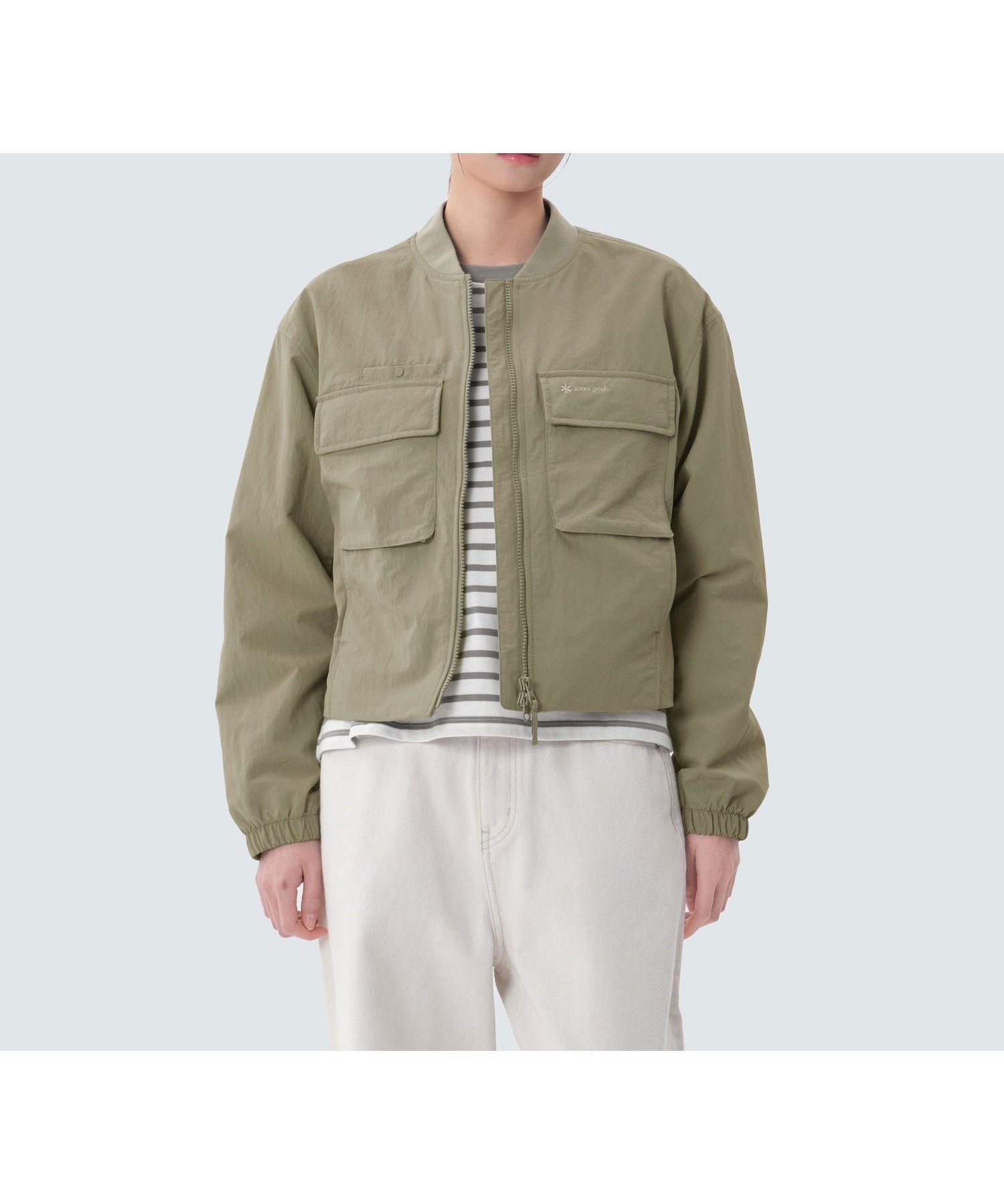 【スノーピーク/snow peak / MEN】のCample Women s Bomber Jacket インテリア・キッズ・メンズ・レディースファッション・服の通販 founy(ファウニー) 　ファッション　Fashion　メンズファッション　Fashion for Men　アウトドア　Outdoor Clothing　春　Spring　コレクション　Collection, Seasonal Line　抗菌　Antibacterial, Bacteria-Resistant　ジャケット　Jacket, Outerwear　ストリング　String, Drawstring　スマート　Smart, Elegant　フィット　Fit, Slim Fit　ポケット　Pocket, Pocket Detail　A/W・秋冬　Autumn/Winter　S/S・春夏　SS, Spring/Summer, Warm Season　夏　Summer　2025年　2025　2025春夏・S/S　Spring/Summer 2025 SS25　VINTAGE KHAKI|ID: prp329100004991464 ipo3291000000037383097