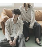 【センスオブプレイス/SENSE OF PLACE by URBAN RESEARCH / MEN】の『ユニセックス』『イージーケア』カラールーズシャツ 大人の最旬トレンドファッション＆コーディネート founy(ファウニー) ファッション Fashion メンズファッション Fashion for Men インナー Innerwear 春 Spring カーディガン Cardigan, Knitwear スウェット / スエット Sweatshirt, Sweatwear ダウン Down, Puffer デニム Denim, Jeans Material フロント Front, Front Design ボーダー Border, Stripe リラックス Relax, Relaxed Fit ロング Long, Long-Length ワイド Wide, Wide Fit S/S・春夏 SS, Spring/Summer, Warm Season おすすめ Recommended / Our Picks 夏 Summer エレガント 上品 Elegant 2026年 2026 2026春夏・S/S Spring/Summer 2026 SS26 thumbnail ライトベージュ|ID: prp329100004991467 ipo3291000000037383105