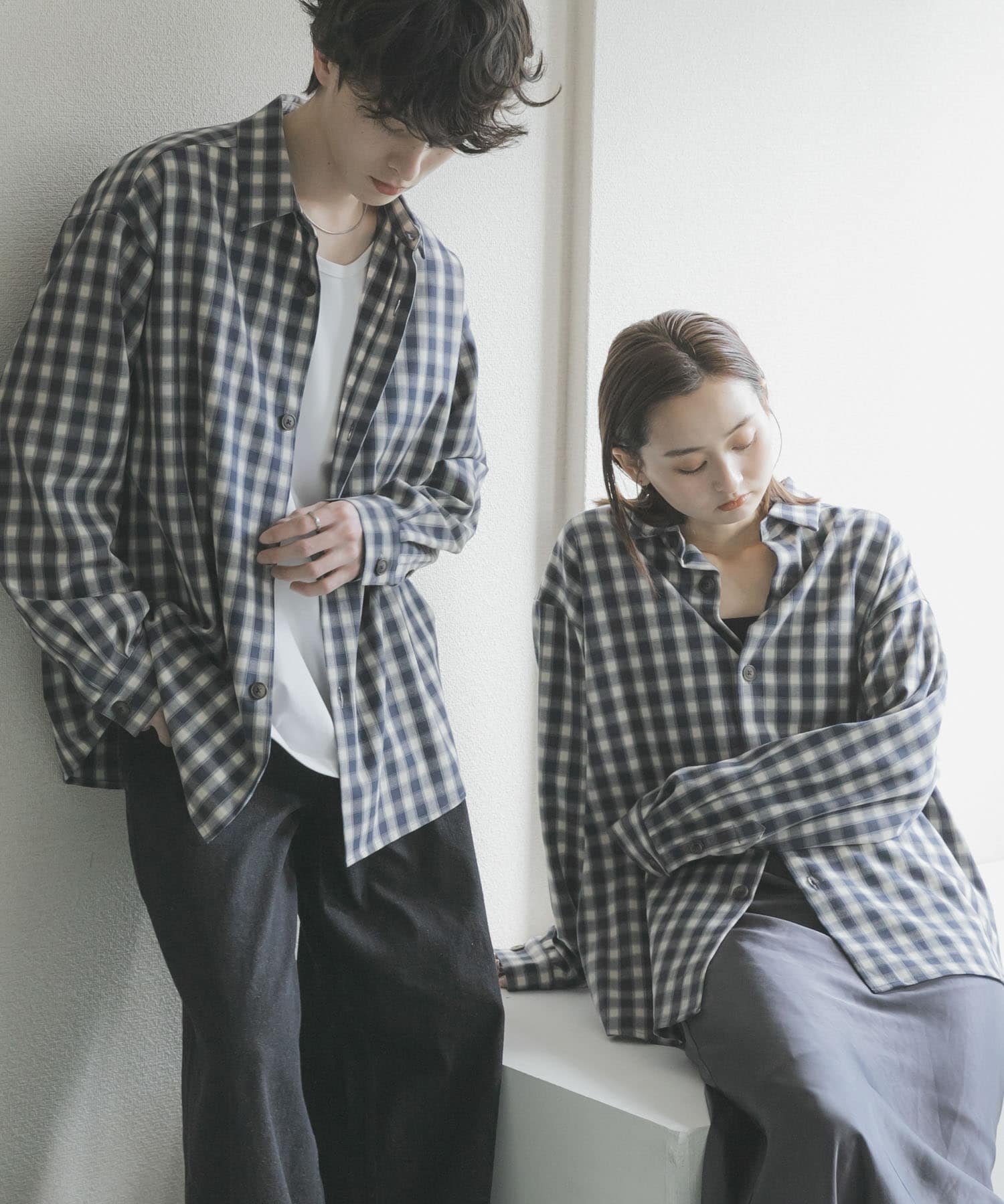 【センスオブプレイス/SENSE OF PLACE by URBAN RESEARCH / MEN】の『ユニセックス』『イージーケア』カラールーズシャツ インテリア・キッズ・メンズ・レディースファッション・服の通販 founy(ファウニー) 　ファッション　Fashion　メンズファッション　Fashion for Men　インナー　Innerwear　春　Spring　カーディガン　Cardigan, Knitwear　スウェット / スエット　Sweatshirt, Sweatwear　ダウン　Down, Puffer　デニム　Denim, Jeans Material　フロント　Front, Front Design　ボーダー　Border, Stripe　リラックス　Relax, Relaxed Fit　ロング　Long, Long-Length　ワイド　Wide, Wide Fit　S/S・春夏　SS, Spring/Summer, Warm Season　おすすめ　Recommended / Our Picks　夏　Summer　エレガント 上品　Elegant　2026年　2026　2026春夏・S/S　Spring/Summer 2026 SS26　ネイビー|ID: prp329100004991467 ipo3291000000037383107