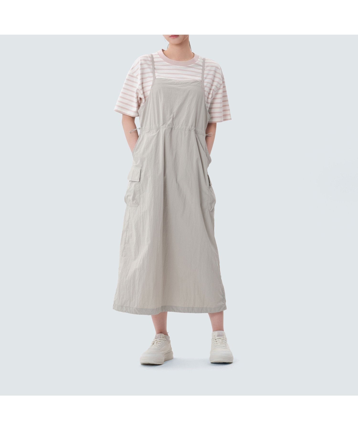【スノーピーク/snow peak / MEN】のTaslan Sleeveless Dress インテリア・キッズ・メンズ・レディースファッション・服の通販 founy(ファウニー) 　ファッション　Fashion　メンズファッション　Fashion for Men　アウトドア　Outdoor Clothing　春　Spring　コレクション　Collection, Seasonal Line　軽量　Lightweight, Ultra Light　ストリング　String, Drawstring　スマート　Smart, Elegant　ノースリーブ　Sleeveless, No-Sleeve　フラップ　Flap, Flap Pocket　ポケット　Pocket, Pocket Detail　A/W・秋冬　Autumn/Winter　S/S・春夏　SS, Spring/Summer, Warm Season　夏　Summer　2025年　2025　2025春夏・S/S　Spring/Summer 2025 SS25　SAND BEIGE|ID: prp329100004991493 ipo3291000000037383209
