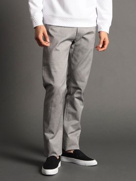 【ニコル/NICOLE / MEN】のヘリンボンストレッチパンツ 大人の最旬トレンドファッション＆コーディネート founy(ファウニー) ファッション Fashion メンズファッション Fashion for Men ボトムス Bottoms スマート Smart, Elegant パッチ Patch, Appliqué ベーシック Basic, Essential ランダム Random, Irregular ループ Loop, Loop Knit 定番 Standard, Basic Item |ID:prp329100004991494