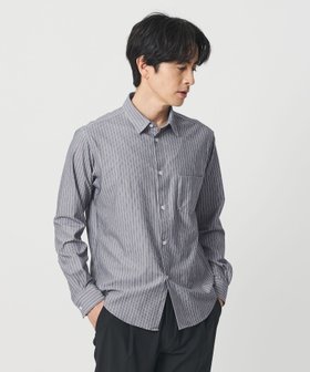 【ビューティ&ユース ユナイテッドアローズ/BEAUTY&YOUTH / UNITED ARROWS / MEN】のクイック ストレッチ ストライプ レギュラー シャツ SLIM型 吸水速乾機能付き 大人の最旬トレンドファッション＆コーディネート founy(ファウニー) ファッション Fashion メンズファッション Fashion for Men インナー Innerwear 春 Spring コンパクト Compact, Small Size 吸水 Absorbent, Quick-Dry ジャケット Jacket, Outerwear スタイリッシュ Stylish, Fashionable ストライプ Stripe, Striped Pattern ストレッチ Stretch, Stretchy Fabric スマート Smart, Elegant スリム Slim, Slim Fit セットアップ Set-Up, Coordinated Outfit フィット Fit, Slim Fit レギュラー Regular, Standard Fit S/S・春夏 SS, Spring/Summer, Warm Season 夏 Summer |ID:prp329100004991524