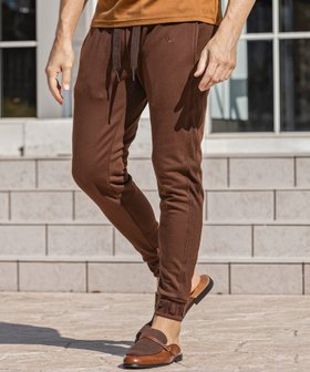 【シフォン/SHIFFON / MEN】の1PIU1UGUALE3 RELAX サガラ刺繍リブロゴスウェットジョガーパンツ 大人の最旬トレンドファッション＆コーディネート founy(ファウニー) ファッション Fashion メンズファッション Fashion for Men ボトムス Bottoms スウェット / スエット Sweatshirt, Sweatwear ストレッチ Stretch, Stretchy Fabric パーカー Hoodie, Parka フィット Fit, Slim Fit リラックス Relax, Relaxed Fit ロング Long, Long-Length ワンポイント One Point, Statement Accent |ID:prp329100004991563