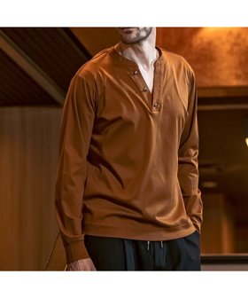 【シフォン/SHIFFON / MEN】の1PIU1UGUALE3 RELAX ダブルシルケットロングTシャツ 大人の最旬トレンドファッション＆コーディネート founy(ファウニー) ファッション Fashion メンズファッション Fashion for Men シルク Silk, 100% Silk ドレス Dress, One-Piece 人気 Popular, Best Seller 長袖 Long Sleeve, Full Sleeve ラグジュアリー Luxury, Elegant リラックス Relax, Relaxed Fit |ID:prp329100004991636