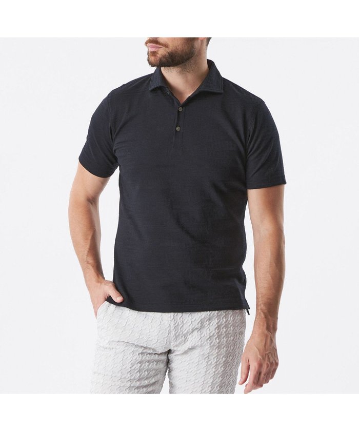 【エポカ/EPOCA / MEN】のクラッシュジオメボーダーポロシャツ インテリア・キッズ・メンズ・レディースファッション・服の通販 founy(ファウニー) https://founy.com/ ファッション Fashion メンズファッション Fashion for Men おすすめ Recommended / Our Picks インナー Innerwear ショート Short, Short Length ジャカード／ジャガード Jacquard, Woven Pattern ジャケット Jacket, Outerwear デニム Denim, Jeans Material 夏 Summer 春 Spring S/S・春夏 SS, Spring/Summer, Warm Season |ID: prp329100004991639 ipo3291000000037383773