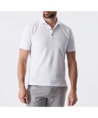 【エポカ/EPOCA / MEN】のクラッシュジオメボーダーポロシャツ ホワイト|ID: prp329100004991639 ipo3291000000037383775