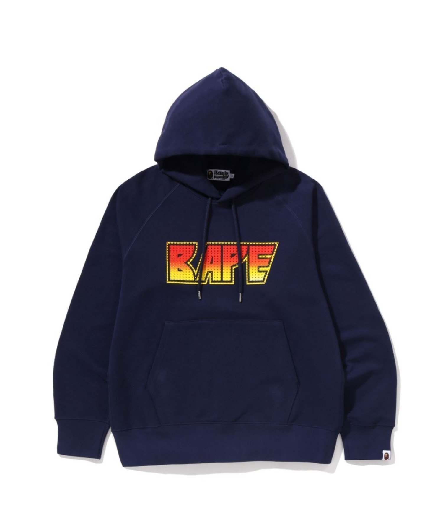 【アベイシングエイプ/A BATHING APE / MEN】のRHINESTONE LOGO REGULAR FIT PULLOVER HOODIE インテリア・キッズ・メンズ・レディースファッション・服の通販 founy(ファウニー) 　ファッション　Fashion　メンズファッション　Fashion for Men　ストーン　Stone, Gem-Like　フロント　Front, Front Design　BLUE|ID: prp329100004991671 ipo3291000000037383880