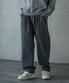 【メンズビギトーキョー/Men's Bigi / MEN】のストレッチヒッコリーワンタックワイドテーパードパンツ ネイビー|ID: prp329100004991677 ipo3291000000037383908
