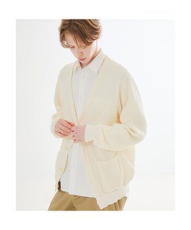 【アバハウス/ABAHOUSE / MEN】の【メッシュニット】ドライタッチ 比翼 カーディガン / シアーカーディガン 大人の最旬トレンドファッション＆コーディネート founy(ファウニー) ファッション Fashion メンズファッション Fashion for Men カーディガン Cardigan, Knitwear シアー Sheer, See-Through スマート Smart, Elegant ツイスト Tweed, Tweed Fabric デニム Denim, Jeans Material バランス Balance, Style Balance フロント Front, Front Design メッシュ Mesh, Net Fabric リネン Linen, Linen Fabric リラックス Relax, Relaxed Fit |ID:prp329100004991683