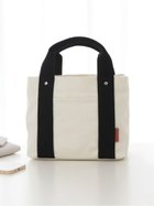 【ユナイテッド ベース/UNITED BASE】のUNITED BASE/キャンバス帆布ミニトートバッグ ナチュラルブラック|ID: prp329100004991690 ipo3291000000037383958