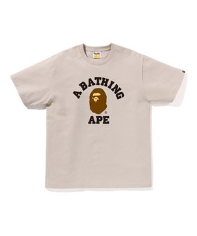 【ア ベイシング エイプ/A BATHING APE】のCOLLEGE TEE 大人の最旬トレンドファッション＆コーディネート founy(ファウニー) ファッション Fashion レディースファッション Fashion for Women フィット Fit, Slim Fit プリント Print, Printed Pattern ラバー Rubber, Rubber Sole レギュラー Regular, Standard Fit |ID:prp329100004991698