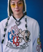 【ジャックローズ/JACKROSE / MEN】のGALFY/ガルフィー メリケンHERTSロンTee(MENS) 大人の最旬トレンドファッション＆コーディネート founy(ファウニー) ファッション Fashion メンズファッション Fashion for Men オレンジ Orange チェック Check, Plaid, Tartan トレンド Trend, Trending Now 再入荷 Restock / Back in Stock 犬 Dog thumbnail ホワイト|ID: prp329100004991703 ipo3291000000037384021