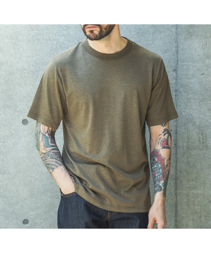 【ミスターオリーブ/MR.OLIVE / MEN】のCOOL TOUCH C/R JERSEY /CREW NECK T-SHIRT インテリア・キッズ・メンズ・レディースファッション・服の通販 founy(ファウニー) https://founy.com/ ファッション Fashion メンズファッション Fashion for Men インナー Innerwear シンプル Simple, Minimal ジャケット Jacket, Outerwear 夏 Summer |ID: prp329100004991741 ipo3291000000037384212