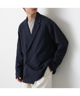 【ナノ ユニバース/nano universe / MEN】のドレープダブルジャケット 大人の最旬トレンドファッション＆コーディネート founy(ファウニー) ファッション Fashion メンズファッション Fashion for Men インナー Innerwear ウォッシャブル Machine Washable カットソー Cut and Sewn Top カーディガン Cardigan, Knitwear シンプル Simple, Minimal ジャケット Jacket, Outerwear ダブル Double, Double-Breasted フィット Fit, Slim Fit フラップ Flap, Flap Pocket ポケット Pocket, Pocket Detail リラックス Relax, Relaxed Fit アウトレット Outlet / Clearance おすすめ Recommended / Our Picks 2026年 2026 2026春夏・S/S Spring/Summer 2026 SS26 |ID:prp329100004991745