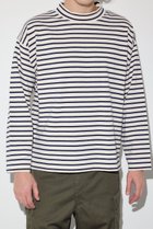【アズールバイマウジー/AZUL by moussy / MEN】のボーダー長袖トップス 柄WHT5|ID: prp329100004991768 ipo3291000000037384321