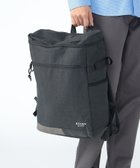 【ビームス ハート/BEAMS HEART / MEN】の【13インチノートPC収納可/A4サイズ対応】ポリエステル 杢素材 ボックス バックパック お仕事 ビジネス リュック 大容量 BLACK|ID: prp329100004991788 ipo3291000000037384403