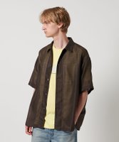 【ユナイテッドアローズ/UNITED ARROWS】のCGS. ローメッシュ キャンプカラー シャツ 大人の最旬トレンドファッション＆コーディネート founy(ファウニー) ファッション Fashion レディースファッション Fashion for Women トップス・カットソー Cut & Sew Tops シャツ・ブラウス・オフィスカジュアル Elegant Blouses & Button-Ups インナー Innerwear シアー Sheer, See-Through メッシュ Mesh, Net Fabric リラックス Relax, Relaxed Fit ワンポイント One Point, Statement Accent アウトレット Outlet / Clearance |ID:prp329100004991792