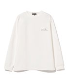 【ビームス/BEAMS / MEN】のダンボール ロゴ プリント ロングスリーブ カットソー(吸水速乾・毛玉軽減) 大人の最旬トレンドファッション＆コーディネート founy(ファウニー) ファッション Fashion メンズファッション Fashion for Men トップス・カットソー Cut & Sew Tops カットソー Cut and Sewn Top シンプル Simple, Minimal スリーブ Sleeve, Long Sleeve / Short Sleeve フィット Fit, Slim Fit プリント Print, Printed Pattern リラックス Relax, Relaxed Fit ロング Long, Long-Length 人気 Popular, Best Seller 吸水 Absorbent, Quick-Dry thumbnail WHITE|ID: prp329100004991796 ipo3291000000037384435