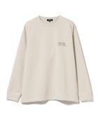 【ビームス/BEAMS / MEN】のダンボール ロゴ プリント ロングスリーブ カットソー(吸水速乾・毛玉軽減) 大人の最旬トレンドファッション＆コーディネート founy(ファウニー) ファッション Fashion メンズファッション Fashion for Men トップス・カットソー Cut & Sew Tops カットソー Cut and Sewn Top シンプル Simple, Minimal スリーブ Sleeve, Long Sleeve / Short Sleeve フィット Fit, Slim Fit プリント Print, Printed Pattern リラックス Relax, Relaxed Fit ロング Long, Long-Length 人気 Popular, Best Seller 吸水 Absorbent, Quick-Dry thumbnail BEIGE|ID: prp329100004991796 ipo3291000000037384437