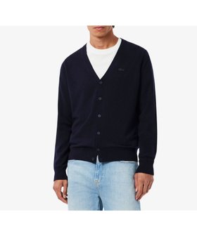 【ラコステ/LACOSTE / MEN】のエッセンシャルメリノウールカーディガン 大人の最旬トレンドファッション＆コーディネート founy(ファウニー) ファッション Fashion メンズファッション Fashion for Men カーディガン Cardigan, Knitwear シンプル Simple, Minimal ベーシック Basic, Essential |ID:prp329100004991890