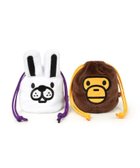 【ア ベイシング エイプ/A BATHING APE】のBABY MILO DRAWSTRING POUCH 大人の最旬トレンドファッション＆コーディネート founy(ファウニー) ファッション Fashion レディースファッション Fashion for Women おすすめ Recommended / Our Picks ギフト プレゼント Gift / Present ポーチ Pouch, Small Case 巾着 Drawstring Bag, Kinchaku thumbnail BROWN|ID: prp329100004991904 ipo3291000000037384884