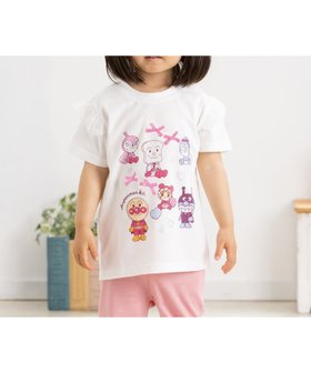 【アンパンマンキッズコレクション/ANPANMAN KIDS COLLECTION / KIDS】のAPKC/ぬいぐるみいっぱい半袖Tシャツ 大人の最旬トレンドファッション＆コーディネート founy(ファウニー) ファッション Fashion キッズファッション Fashion for Kids キャラクター Character, Licensed Characters コレクション Collection, Seasonal Line フリル Frill, Ruffle プリント Print, Printed Pattern ベビー Baby, Babywear ボーイズ Boyish, Boy Style 半袖 Short Sleeve, Half Sleeve メンズ Men's, Menswear リボン Ribbon, Bow ギフト プレゼント Gift / Present |ID:prp329100004991936
