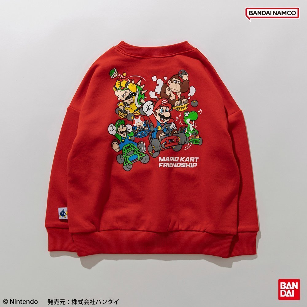 【ブランシェス/branshes / KIDS】の【マリオカート】トレーナー インテリア・キッズ・メンズ・レディースファッション・服の通販 founy(ファウニー) 　ファッション　Fashion　キッズファッション　Fashion for Kids　キャラクター　Character, Licensed Characters　トレーナー　Sweatshirt, Trainer　プリント　Print, Printed Pattern　レッド|ID: prp329100004991966 ipo3291000000037385156