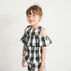 【ブランシェス/branshes / KIDS】の【おそろい】ブロックチェック肩出しブラウス 大人の最旬トレンドファッション＆コーディネート founy(ファウニー) ファッション Fashion キッズファッション Fashion for Kids おすすめ Recommended / Our Picks ギャザー Gathered, Ruffled セットアップ Set-Up, Coordinated Outfit チェック Check, Plaid, Tartan トレンド Trend, Trending Now フリル Frill, Ruffle ブロック Block, Solid Block Pattern ベビー Baby, Babywear エレガント 上品 Elegant 人気 Popular, Best Seller 半袖 Short Sleeve, Half Sleeve thumbnail ブラック|ID: prp329100004991972 ipo3291000000037385178