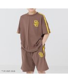 【チルツー/chil2 / KIDS】のMLB セットアップ 大人の最旬トレンドファッション＆コーディネート founy(ファウニー) ファッション Fashion キッズファッション Fashion for Kids シンプル Simple, Minimal セットアップ Set-Up, Coordinated Outfit ハーフ Half, Half-Length 半袖 Short Sleeve, Half Sleeve thumbnail モカ|ID: prp329100004991981 ipo3291000000037385234