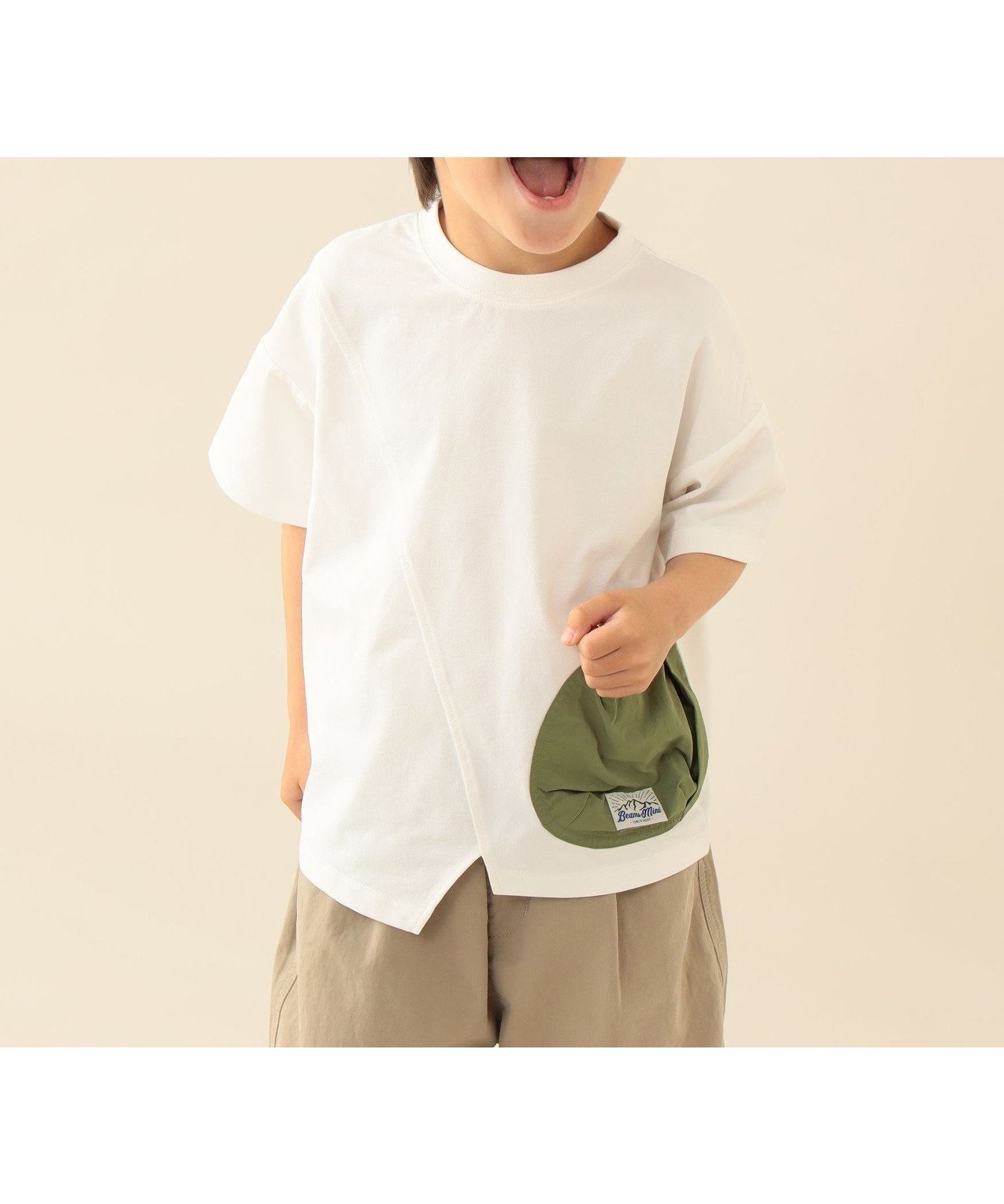 【ビームス ミニ/BEAMS mini / KIDS】のクイック ドライ Tシャツ 2026SS (90~150cm) 子供服 夏物 外遊び 速乾 インテリア・キッズ・メンズ・レディースファッション・服の通販 founy(ファウニー) 　ファッション　Fashion　キッズファッション　Fashion for Kids　アシンメトリー　Asymmetrical Style　ショルダー　Shoulder, Shoulder Strap　ドレープ　Drape, Draping Fabric　ドロップ　Drop Shoulder, Dropped Style　ベーシック　Basic, Essential　夏　Summer　2026年　2026　2026春夏・S/S　Spring/Summer 2026 SS26　OFF_WHITE|ID: prp329100004991985 ipo3291000000037385255